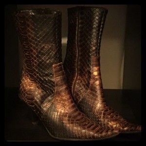 Italian Snakeskin Boots